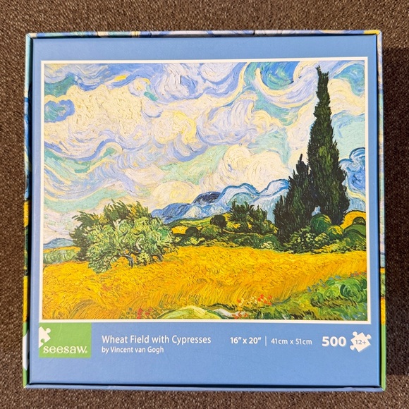 Seesaw Puzzle Vincent van Gogh Wheat Fields with Cypresses, Bedroom In Arles NWT - Picture 4 of 7